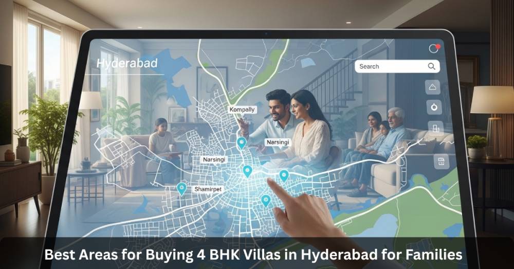Best Areas for Buying 4 BHK Villas in Hyderabad